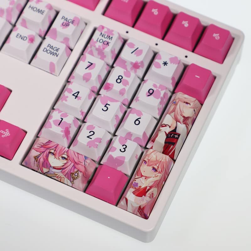 Amazon | 原神グッズ 八重神子(やえみこ) キーキャップ PBT染め